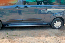 Ford Custom 2013-2022 Trittbretter Allmond Grey (2 Stk., Alu) Langer Radstand Foto 4
