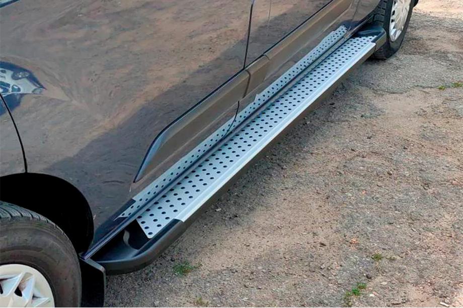 Ford Custom 2013-2022 Trittbretter Allmond Grey (2 Stk., Alu) Langer Radstand Image