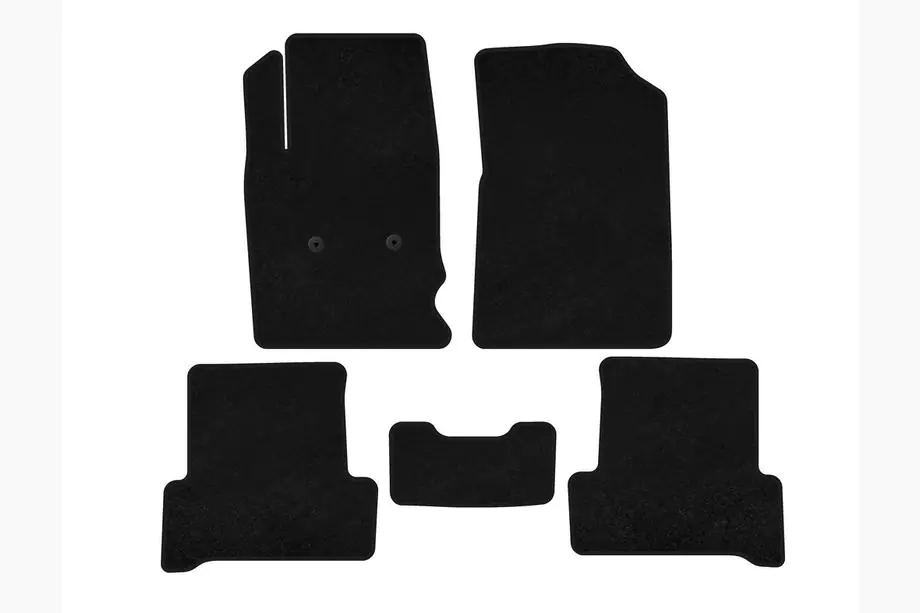 Chevrolet Colorado 2012–2022 2012-2022 Textil Fußmatten Premium (Schwarz) Image