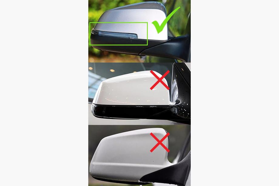 BMW 5 Series F10/F11 2010–2016 Spiegelkappen M-Look 2013-2016 (mit Clips, 2 Stk) Foto 2