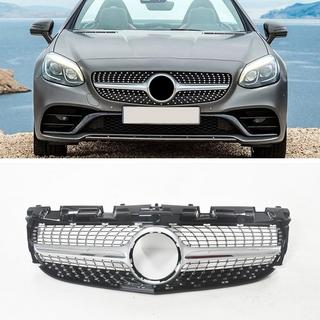 Frontgrill Diamond Silber Mercedes SLC R172 2016-2020 Foto 3