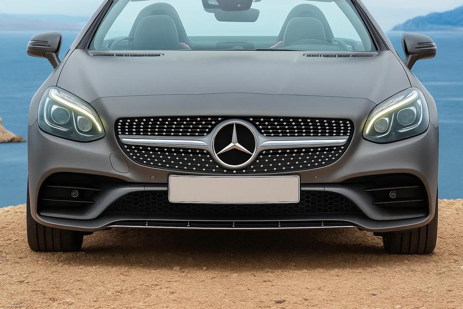Mercedes SLC R172 2016-2020 Frontgrill Diamond Silber Image