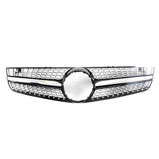Frontgrill Diamond Black (2008-2011) Mercedes SL R230 2001-2011 Foto 2