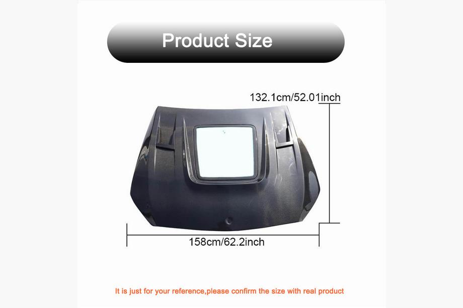 Mercedes C-class W205 2014-2021 Motorhaube V1 (Carbon) Foto 4