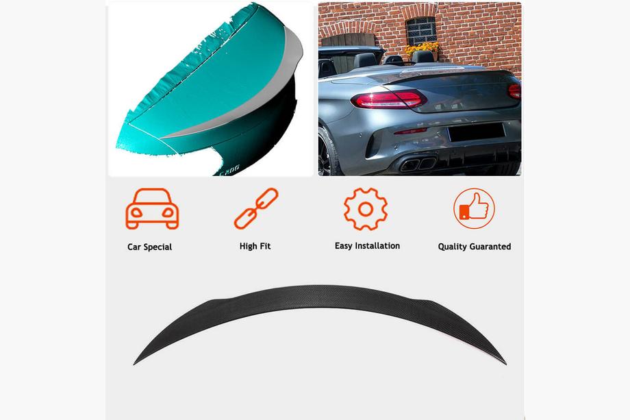 Mercedes C-class W205 2014-2021 Heckspoiler (Cabriolet, Carbon) Foto 2