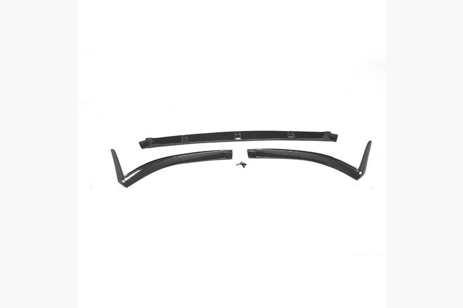 Mercedes C-class W205 2014-2021 Frontlippe V1 für Frontstoßstange (Coupé/Cabrio C63 AMG 2015-2019, Carbon) Foto 7