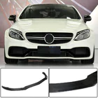 Mercedes C-class W205 2014-2021 Frontlippe V3 für Frontstoßstange (Coupé/Cabrio C63 AMG 2015-2019, Carbon) Foto 1