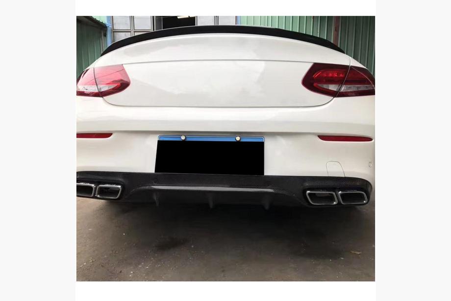 Mercedes C-class W205 2014-2021 Spoiler V3 (für Coupe 2015-2019, Carbon) Foto 3