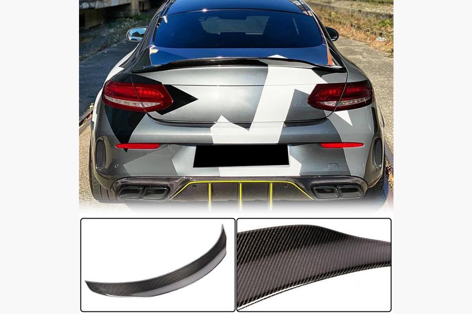 Mercedes C-class W205 2014-2021 Spoiler V4 (für Coupe 2015-2019, Carbon) Image