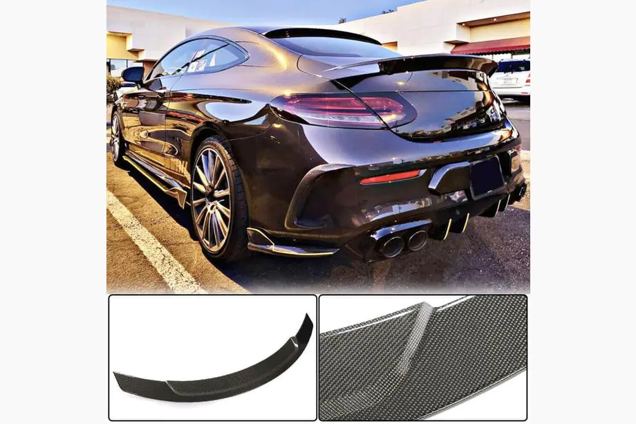 Mercedes C-class W205 2014-2021 Spoiler V10 (für Coupe 2015-2019, Carbon) Image