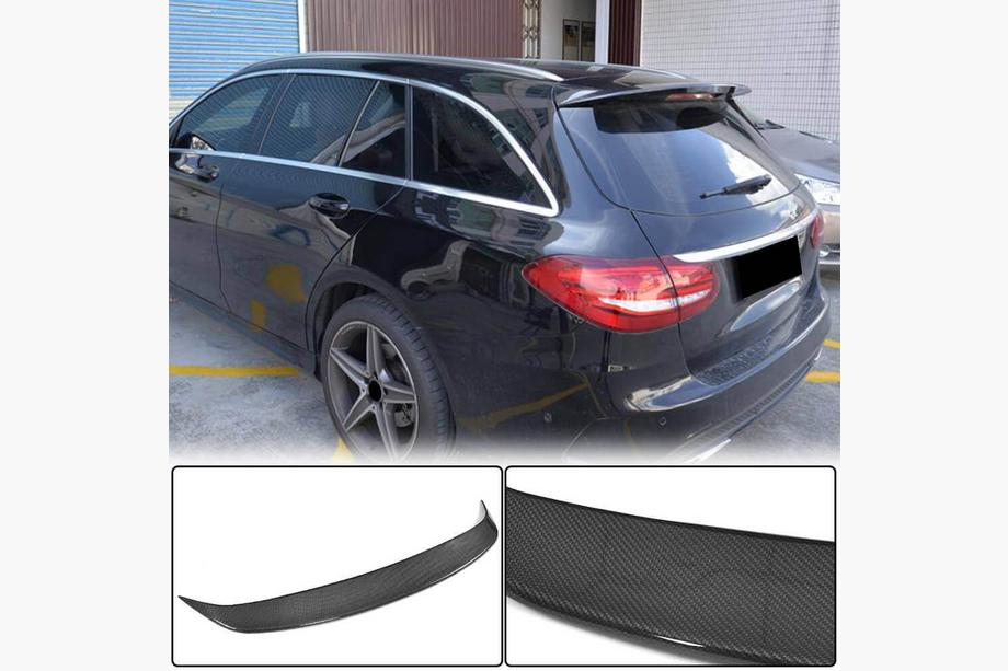 Mercedes C-class W205 2014-2021 Spoiler (für Base/AMG-Line SW 2015-2019, Carbon) Foto 1