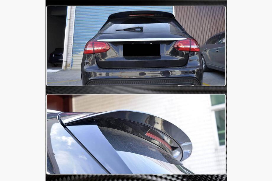 Mercedes C-class W205 2014-2021 Spoiler (für Base/AMG-Line SW 2015-2019, Carbon) Foto 5