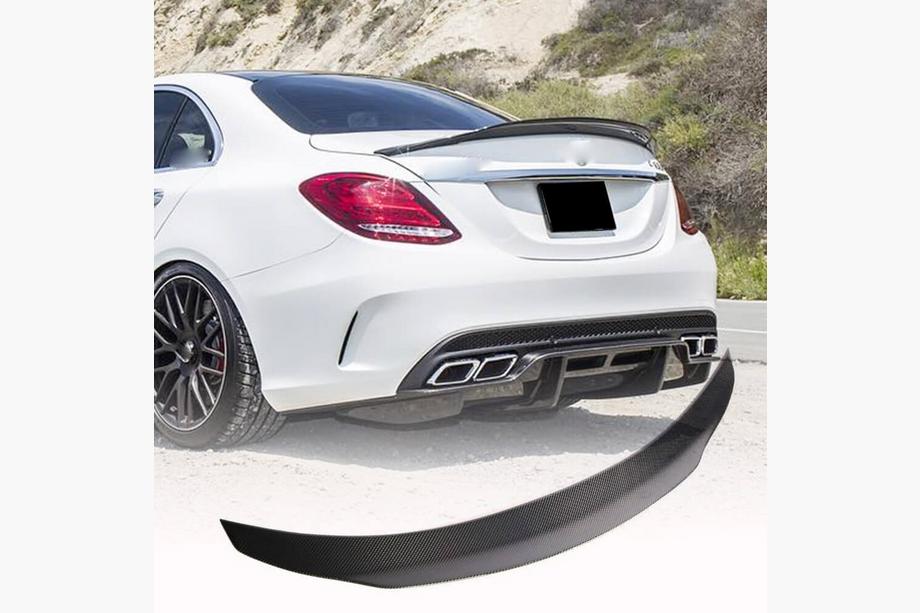 Mercedes C-class W205 2014-2021 Spoiler V4 (für SD 2015-2021, Carbon) Image