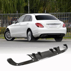 Mercedes C-class W205 2014-2021 Heckdiffusor für Stoßstange (SD Base 2015-2019, Carbon) Foto 1