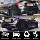 Mercedes C-class W205 2014-2021 Heckdiffusor mit Endrohren (für SD C43 AMG 2015-2021, Carbon) Foto 2