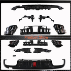 Mercedes C-class W205 2014-2021 Heckdiffusor mit Endrohren (für SD C43 AMG 2015-2021, Carbon) Foto 4