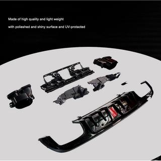 Heckdiffusor mit Endrohren (für SD C43 AMG 2015-2021, Carbon) Foto 3