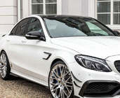 Mercedes C-class W205 2014-2021 Carbon Abdeckungen für vordere Kotflügel (für Coupe/Cabrio C63 AMG 2015-2019) Foto 7