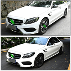 Mercedes C-class W205 2014-2021 Carbon Abdeckungen für vordere Kotflügel (für Coupe/Cabrio C63 AMG 2015-2019) Foto 8