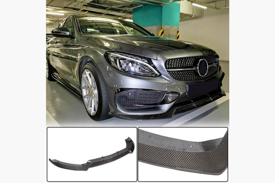 Mercedes C-class W205 2014-2021 Frontlippe V1 für C43 AMG 2015-2019 Carbon Foto 1