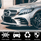 Mercedes C-class W205 2014-2021 Frontstoßstangenaufsätze V1 für C43 AMG 2019-2021 Carbon Foto 4