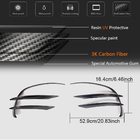 Mercedes C-class W205 2014-2021 Frontstoßstangenaufsätze V1 für C43 AMG 2019-2021 Carbon Foto 7