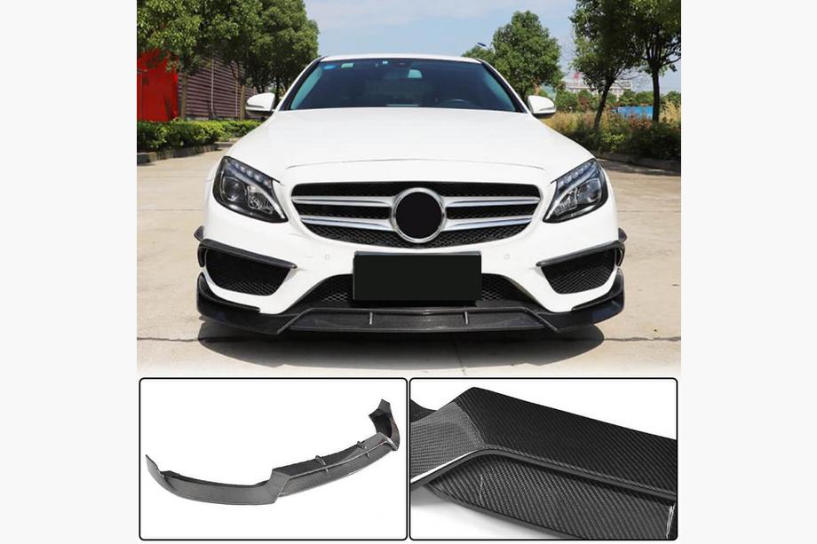 Mercedes C-class W205 2014-2021 Frontlippe V2 für C43 AMG 2015-2019 Carbon Foto 1