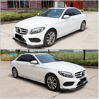 Mercedes C-class W205 2014-2021 Frontlippe V5 für C43 AMG 2015-2019 Carbon Foto 3