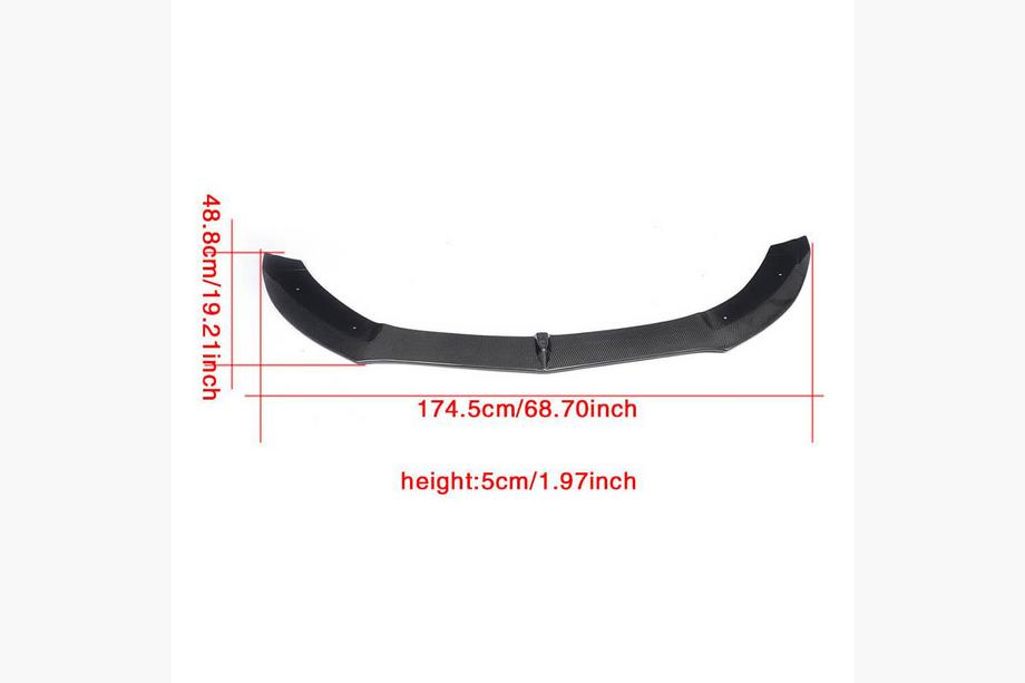 Mercedes C-class W205 2014-2021 Frontspoiler Lippe V6 für C43 AMG 2015-2019 Carbon Foto 6