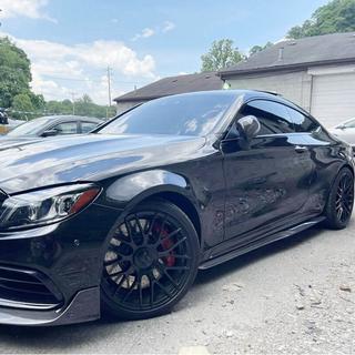 Seitenschweller V4 (für C43/C63 AMG 2015-2019, Carbon) Foto 2