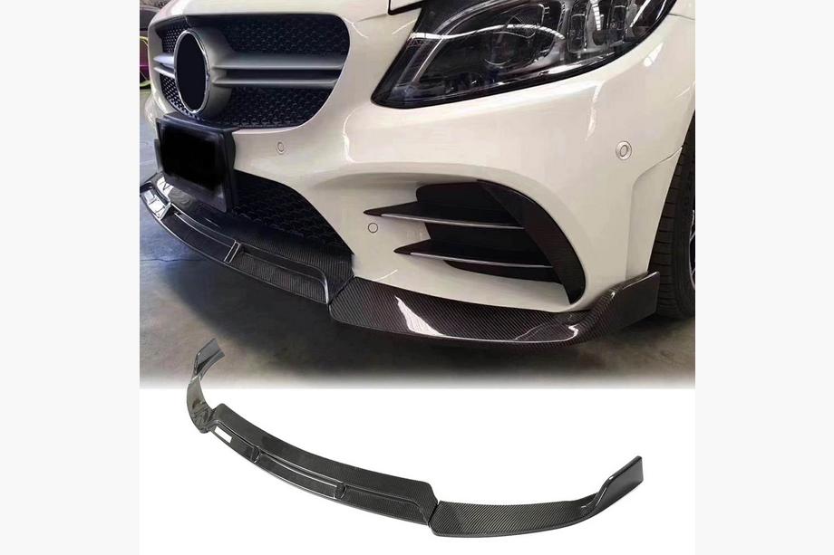 Mercedes C-class W205 2014-2021 Frontlippe V3 für C43 AMG 2019-2021 Carbon Image