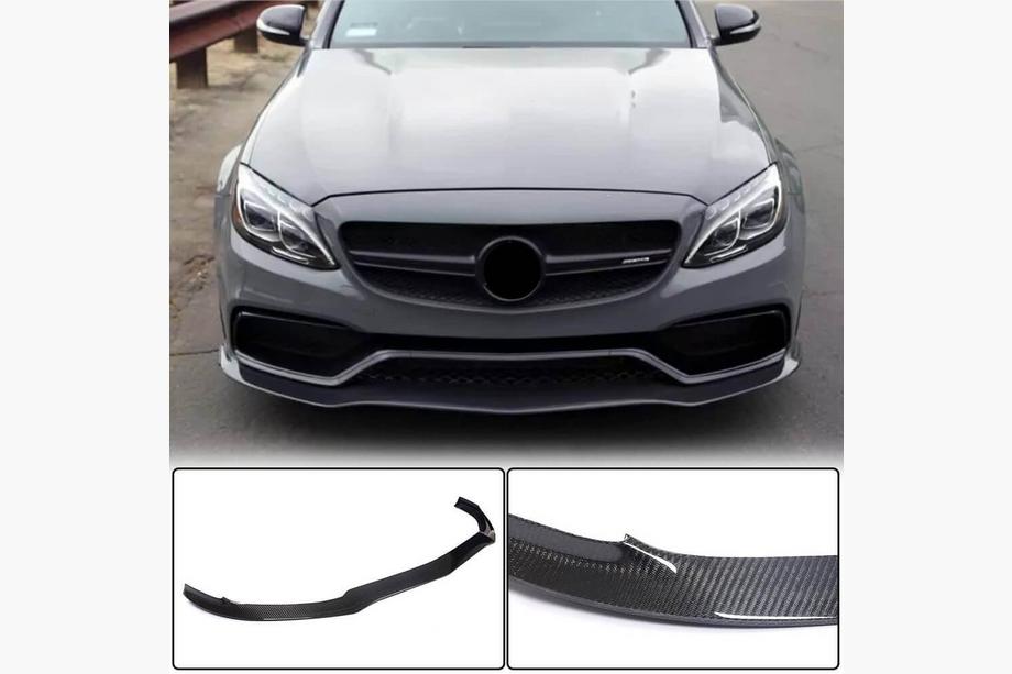 Mercedes C-class W205 2014-2021 Frontlippe V2 für SD C63 AMG 2015-2019 Carbon Image