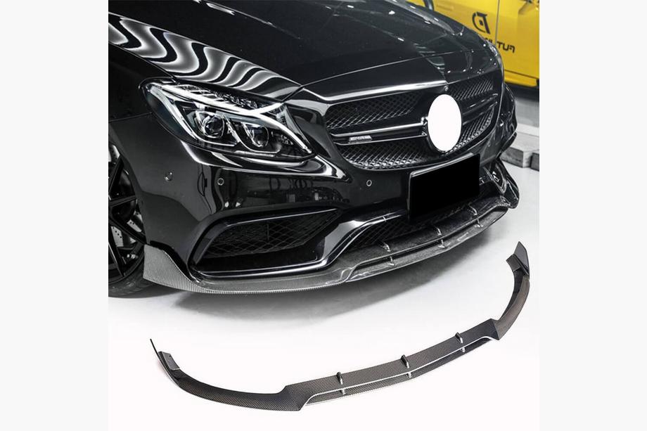 Mercedes C-class W205 2014-2021 Frontlippe V4 für SD C63 AMG 2015-2019 Carbon Foto 1