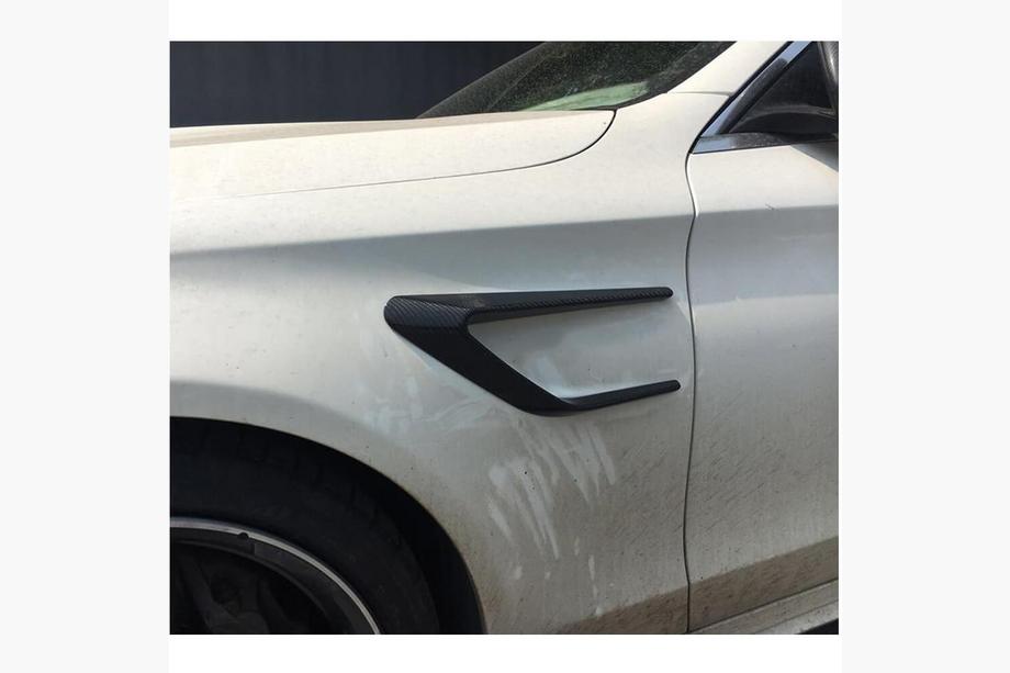 Mercedes C-class W205 2014-2021 Carbon Abdeckungen für vordere Kotflügel (für SD C63 AMG 2015-2019) Foto 4