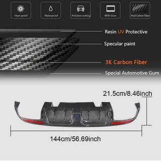 Heckdiffusor V1 für SD C43/C63 AMG 2015-2019 Carbon Foto 2