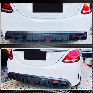 Heckdiffusor V1 für SD C43/C63 AMG 2015-2019 Carbon Foto 4