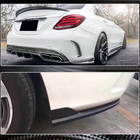 Mercedes C-class W205 2014-2021 Heckstoßstangen Flaps Aufsätze für SD C43/C63 AMG 2015-2019 Carbon Foto 3