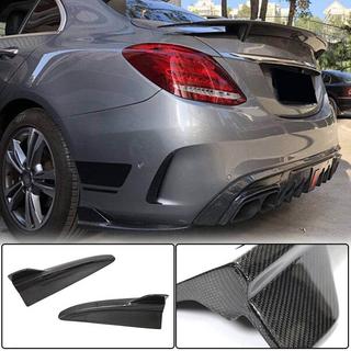 Heckstoßstangen Flaps Aufsätze für SD C43/C63 AMG 2015-2019 Carbon Mercedes C-class W205 2014-2021 Foto 1