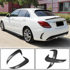 Mercedes C-class W205 2014-2021 Heckstoßstangenabdeckung für SD C43/C63 AMG 2015-2019 Carbon Foto 1