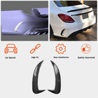 Mercedes C-class W205 2014-2021 Heckstoßstangenabdeckung für SD C43/C63 AMG 2015-2019 Carbon Foto 2