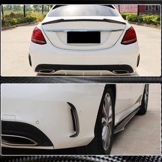 Heckstoßstangenabdeckung für SD C43/C63 AMG 2015-2019 Carbon Mercedes C-class W205 2014-2021 Foto 4