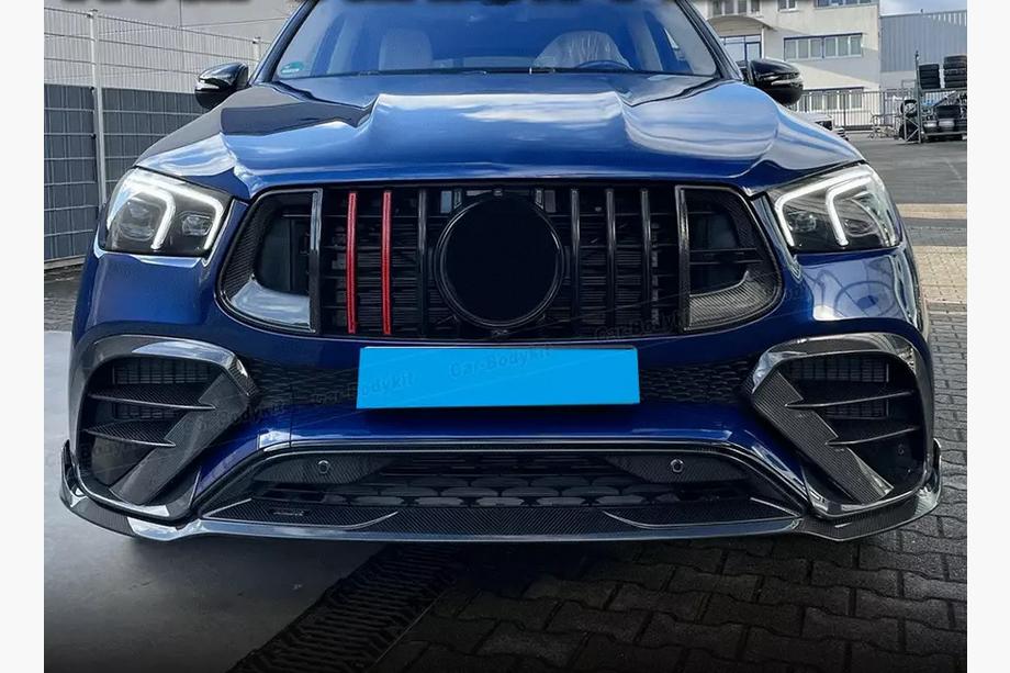 Mercedes GLE coupe C167 2019- Frontgrill GT Panamericana GT-R (für AMG Line, 2019-2023) Foto 3