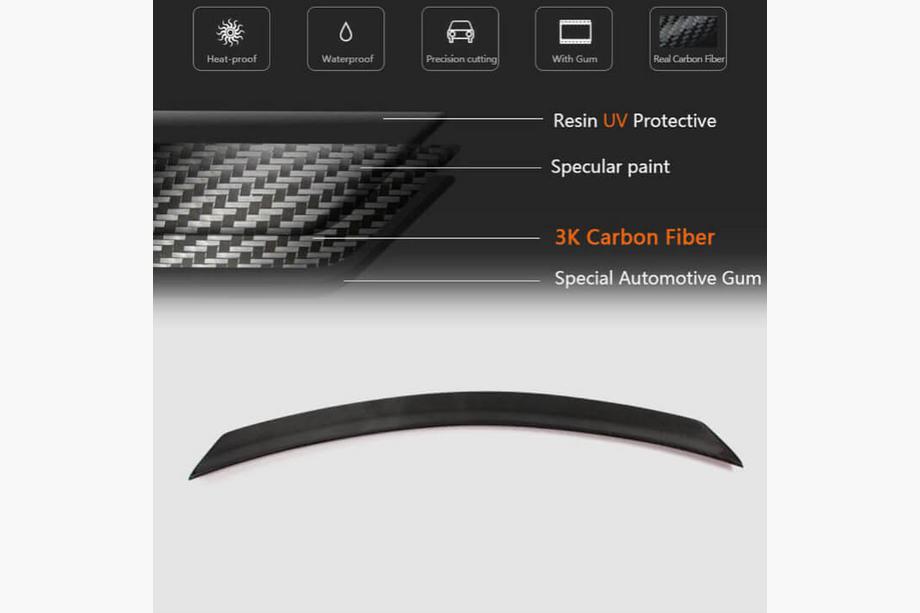 Mercedes C-class W204 2007-2015 Heckstoßstangen Diffusor Spoiler für C63 AMG 2012-2014 Carbon Foto 5