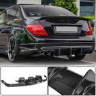 Mercedes C-class W204 2007-2015 Heckdiffusor V1 für AMG SD 2008-2011, Carbon Foto 2