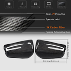Mercedes C-class W204 2007-2015 Spiegelabdeckungen Carbon Foto 6