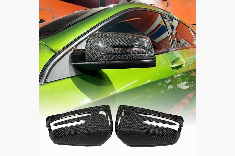 Mercedes C-class W204 2007-2015 Spiegelabdeckungen Carbon Image