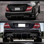 Mercedes C-class W204 2007-2015 Heckdiffusor V2 für AMG SD/Coupe 2012-2014 Carbon Foto 4