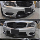 Mercedes C-class W204 2007-2015 Frontstoßstange Lippe V2 Aufsatz (für AMG 2012-2014, Trockencarbon) Foto 3