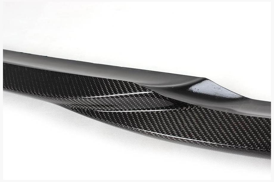 Mercedes C-class W204 2007-2015 Frontstoßstange Lippe Aufsatz (für AMG-Line 2008-2011, Carbon) Foto 10