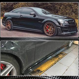 Seitenschweller (für AMG SD, Carbon) Mercedes C-class W204 2007-2015 Foto 3